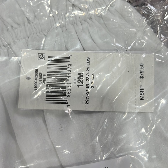 Ralph Lauren Childrenswear Girl's Eyelet Top & Gingham-Print Shorts Set, - Picture 5 of 5